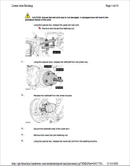 Land Rover Discovery 3 Workshop Repair Manual